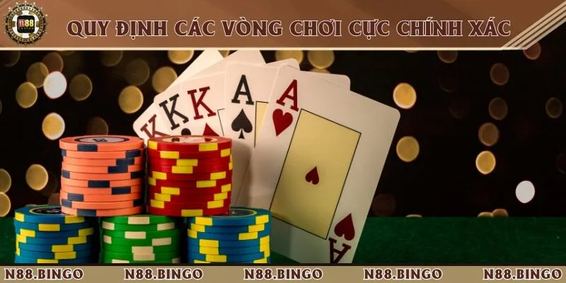 4 vòng chơi cơ bản của game bài poker 